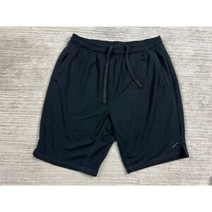 Avia Athletic Shorts Mens Large Black Qwick-Dry Drawstring Activewear 36-38